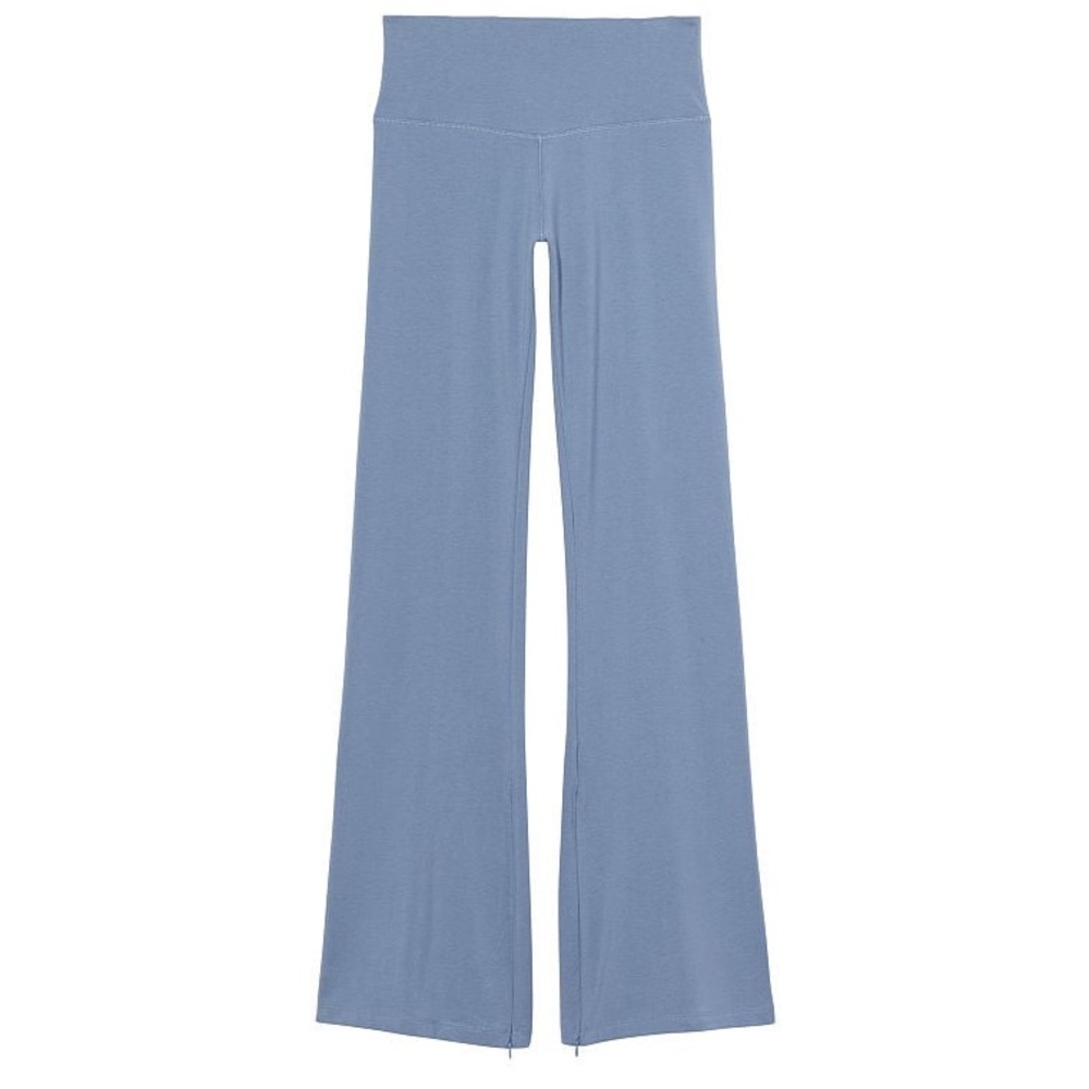 Baby blue yoga pants flare & high waist